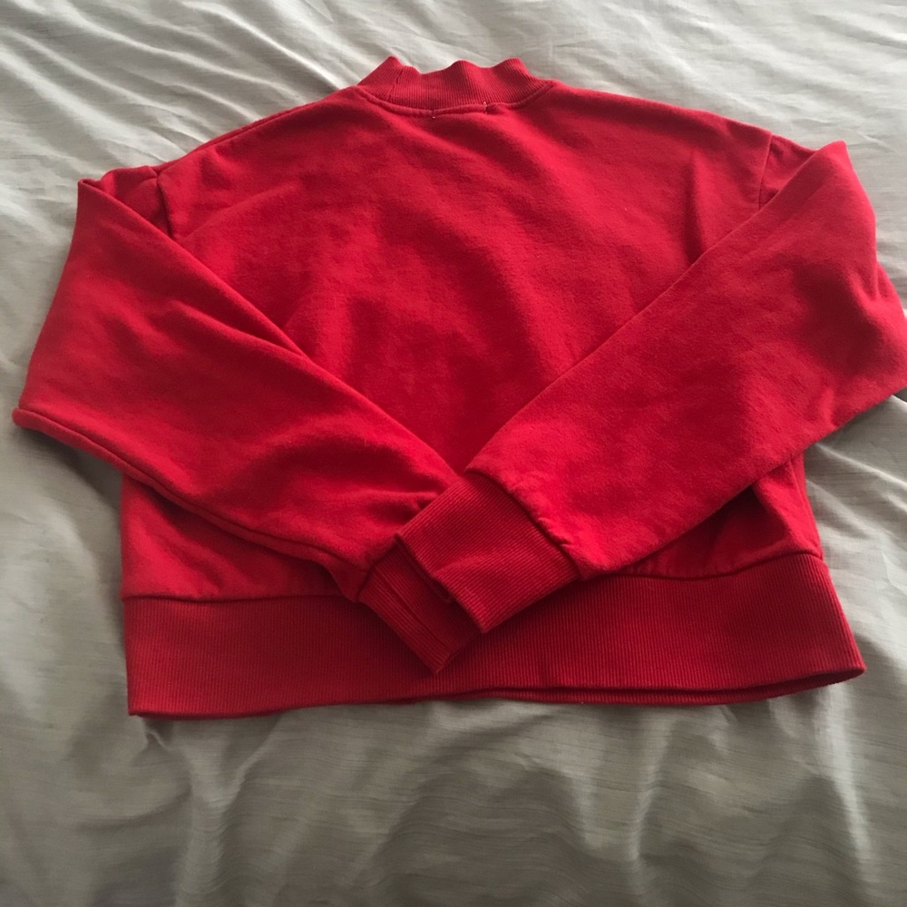 Garage women’s cropped sweater(red)